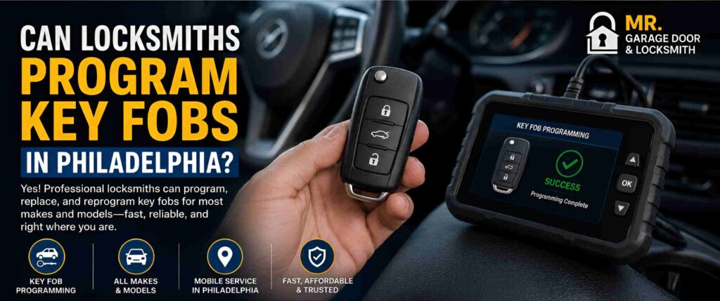 Can Locksmiths Program Key Fobs in Philadelphia