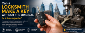 Can a Locksmith Make a Key Without the Original in Philadelphia